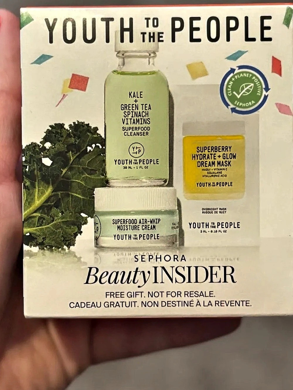 Youth To The People Superfood Skincare Gift Set NWT